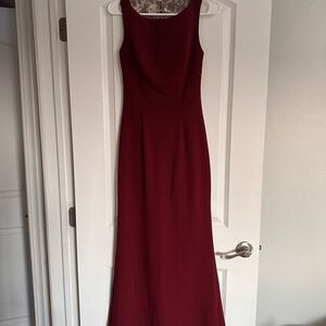 Azazie Bridesmaid Dress-Cabernet
